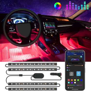 Govee Car LED Lights, Smart Car Interior Lights with App Control